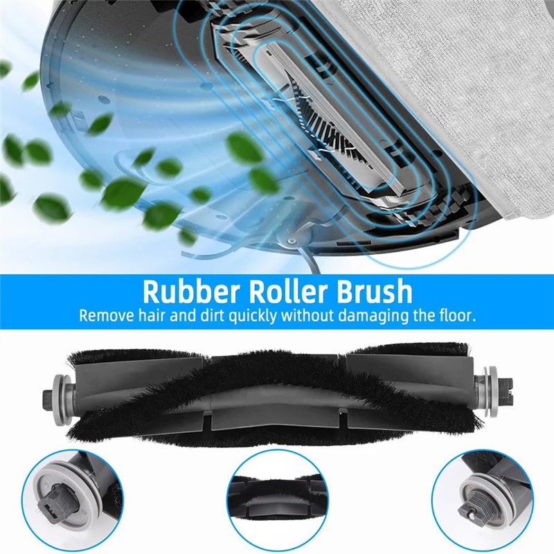 YCOC-для Airrobo T20 робот-пылесос основная боковая щетка Hepa фильтры швабра тканевые мешки для пыли запасные части