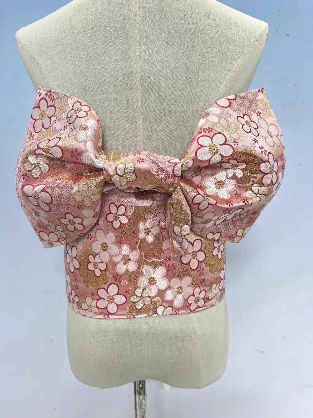 

Японский кимоно-халат с поясом на талии и завязками сзади, шелковый, с фиксированным узлом, тканый, аксессуар для фотосессий, из полиэстера