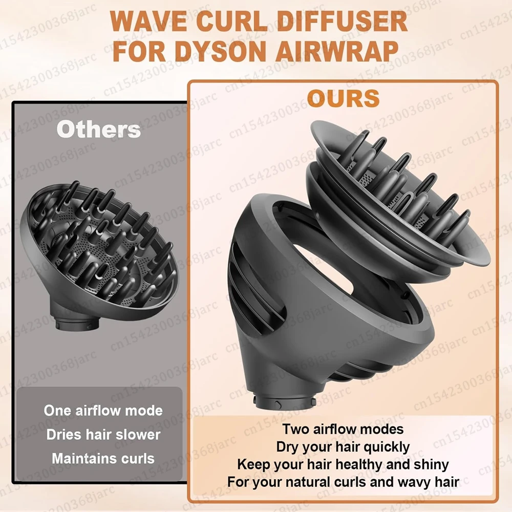 2 In 1 New Diffuser Nozzle Hair Styler Nozzle For Dyson Airwrap HS01 HS05 SenCiciMen X9 Hair Dryer Professional Diffuser Nozzle image 6