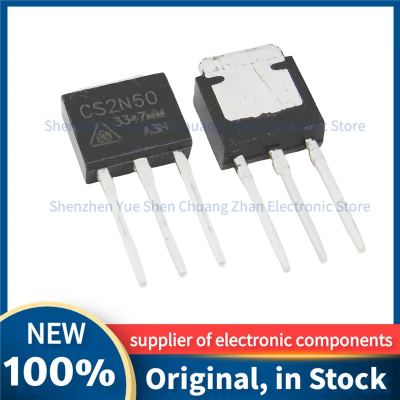 

10Pcs/Lot CS2N60 2A 600V TO251 DIP MOSFET Transistor NEW Original In Stock