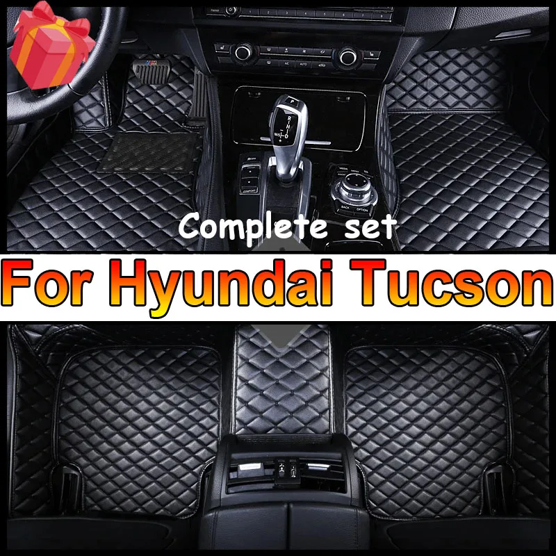 

Car Floor Mats For Hyundai Tucson 2018 2017 2016 2015 Auto Interior Accessories Carpets Styling Custom Waterproof Parts Covers