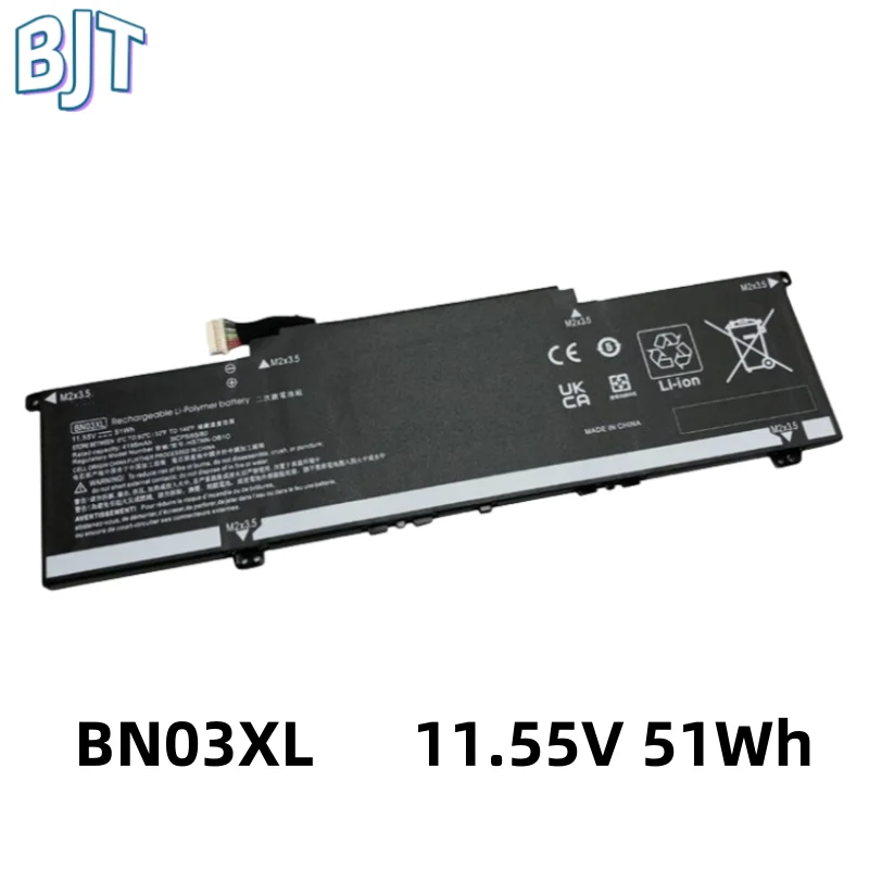 

11.55V 51Wh New BN03XL Battery Laptop for HP Envy x360 13-ay 15M-EE13-ay0360ng 13-AY0021NF HSTNN-DB9N HSTNN-OB1O L77034-005