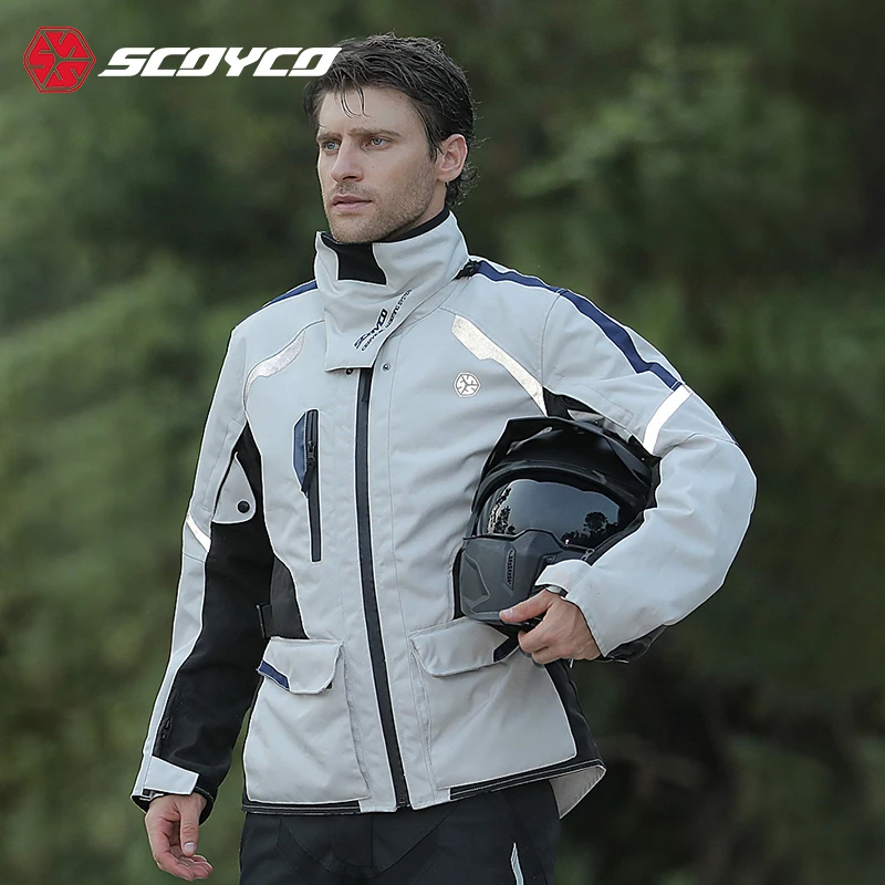 SCOYCO Cycling Motorcycle Clothing Winter Racing Anti-fall Jacket Men's Moto Equipment