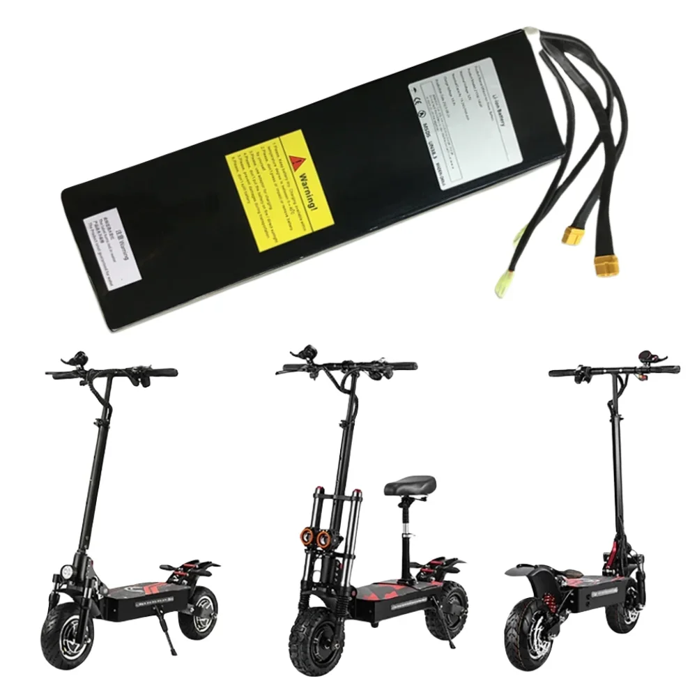 52V 19.2Ah 14S4P Lithium-ion Battery Pack 21700 19200mAh Dual Port Fast Charging ,Suitable for Dual Drive Scooters