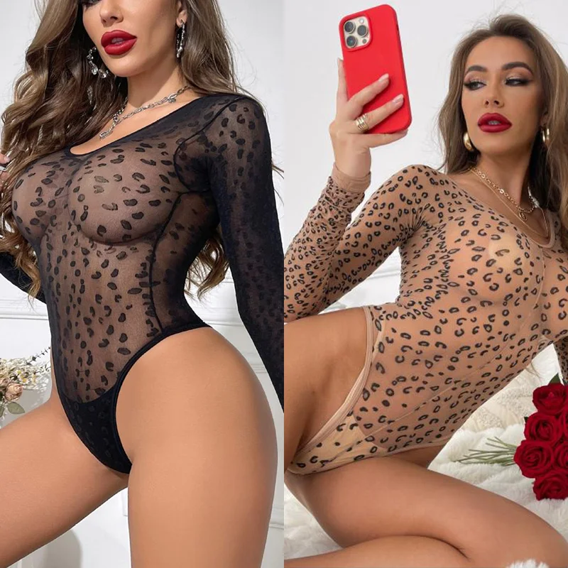 Lingerie sexy Body Sexy senza decollo vestito netto allettante tuta di seta nera sexy adulto femminile fetish lattice anale donne sexy