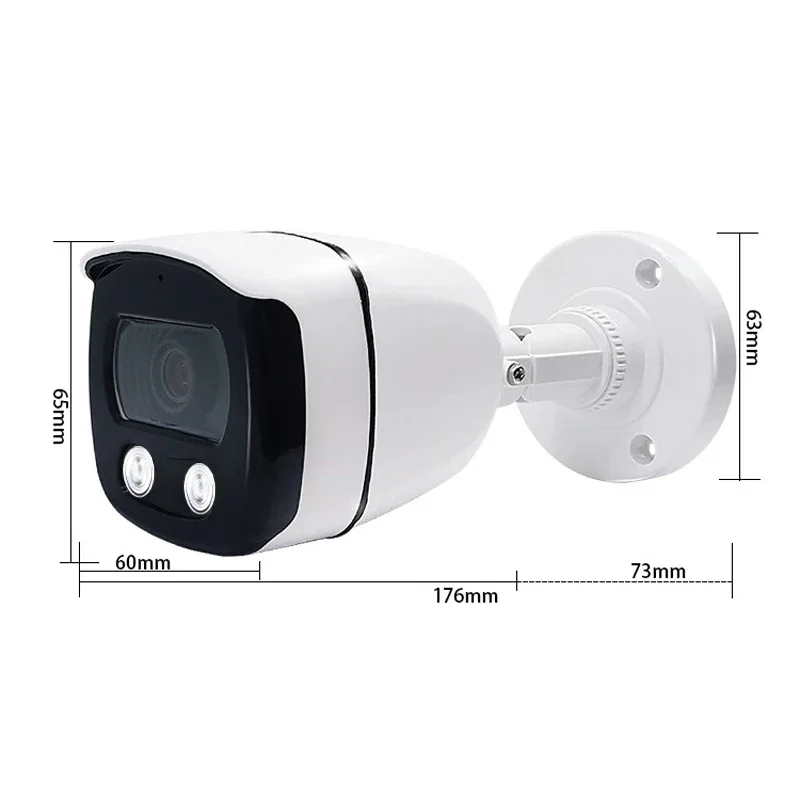 100% Compatibility 3840*2160P Ultra AHD Camera 1080P/8MP TVI/CVI/Analog 4M 5MP 4in1 OSD Muse HD Night Vision Outdoor Add Bracket