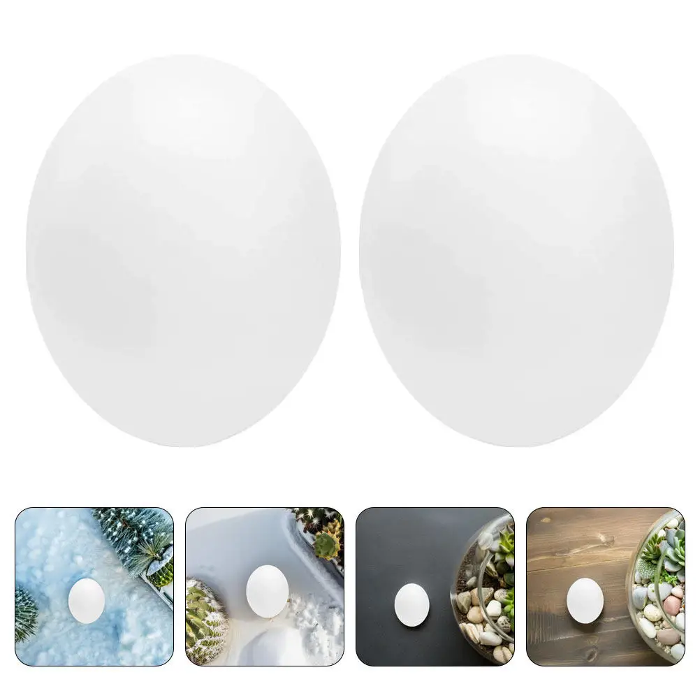 

12Pcs Simulated Bird Eggs Artificial Realistic Fake Pigeon Finch Parrot Nesting Hatching Props Cage Breeding Decoration