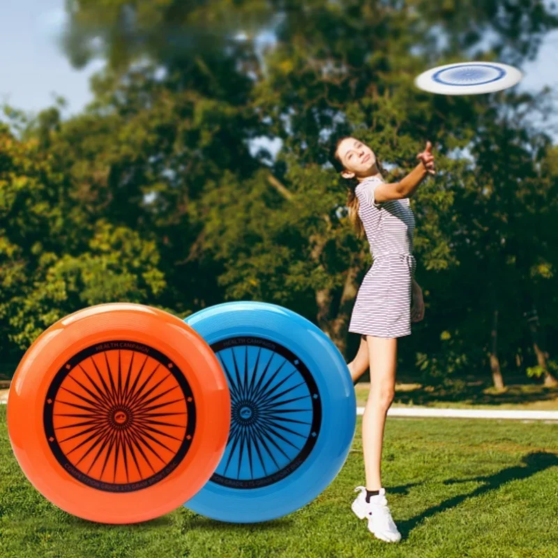Beach Frisbee Outdoor Sports Family Interaction Beach Frisbee Outdoor Team Building Pe Material 27cm Rotating Frisbee