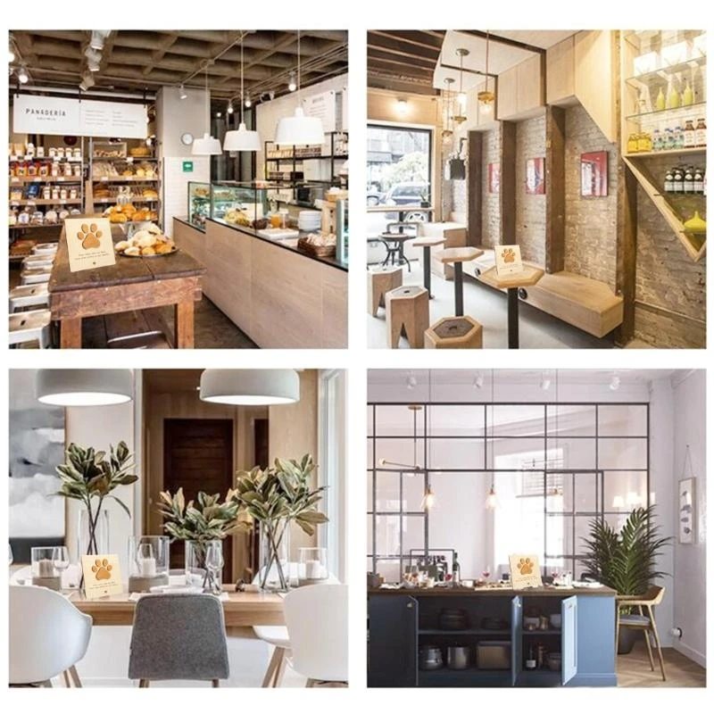 الحيوانات الأليفة التذكارية كلب جرو الحلي الخشبية للديكورات الداخلية والخارجية ذكرى الديكورات بطاقة سطح المكتب الفناء الخلفي #5