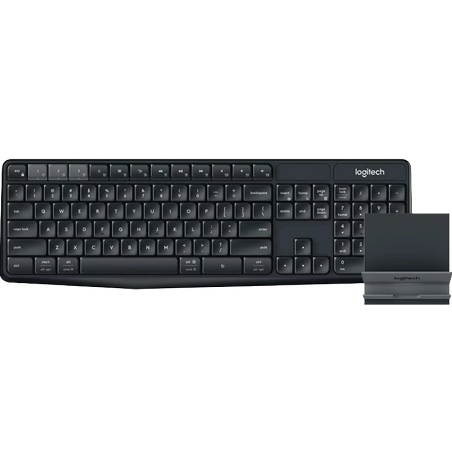 Logitech K375S wireless mute keyboard, Bluetooth, suitable for Windows, Android, iOS, tablet, laptop, ultra-thin