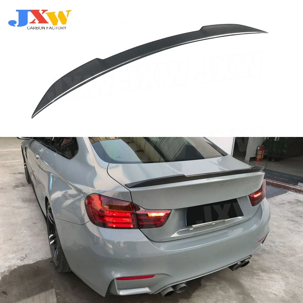 

Carbon fiber FRP Rear Spoiler Boot Duck Wings For BMW 4 Series F82 M4 Coupe 2Door 2014 - 2017 Rear Spoiler