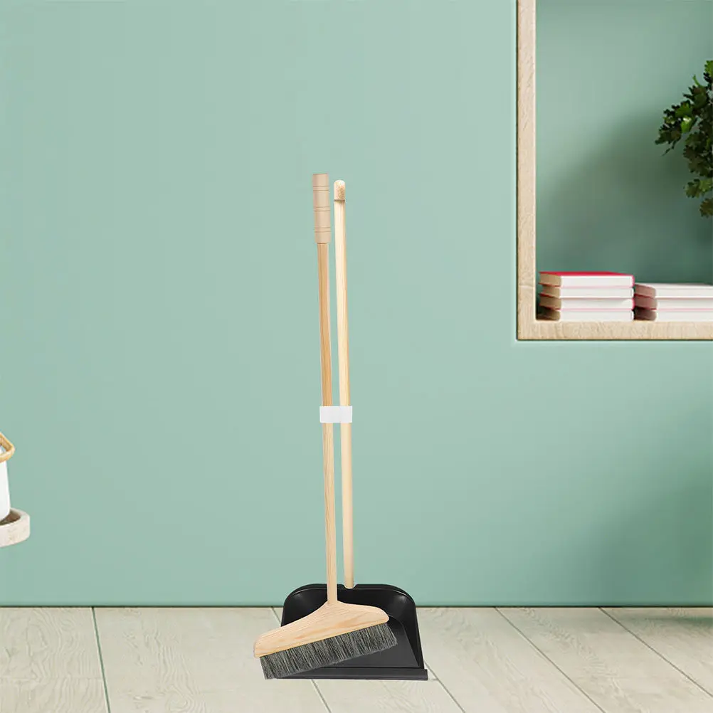2Pcs Sturdy Double Clamp Broom Dustpan Set Connector for Easy Installation Secure Attachment Space Saving Cleaning Tool
