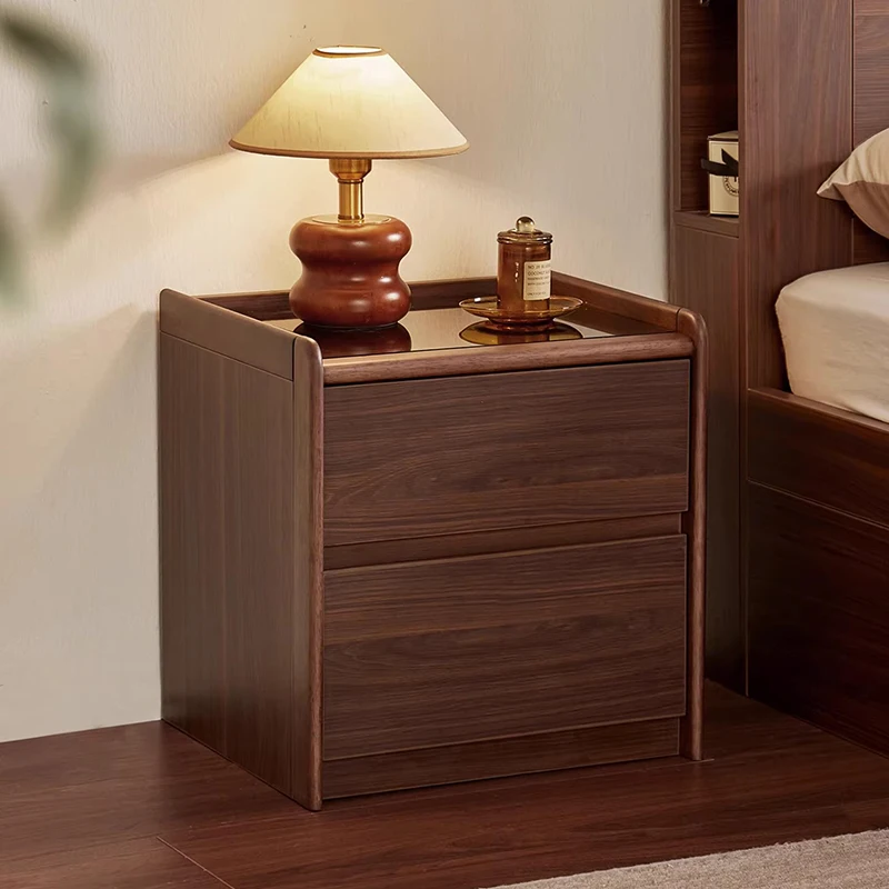 أدراج خشبية بجانب السرير وغرفة النوم وخزائن القهوة المتنقلة للتخزين ومنضدة فاخرة وأثاث فندق موبليس الحديث