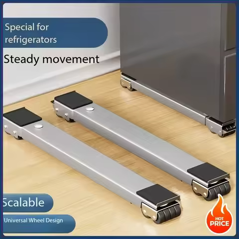 300KG Stainless Steel Adjustable Anti Vibration Support 45 70cm for Washer Fridge Laundry Rust Proof 2PCS