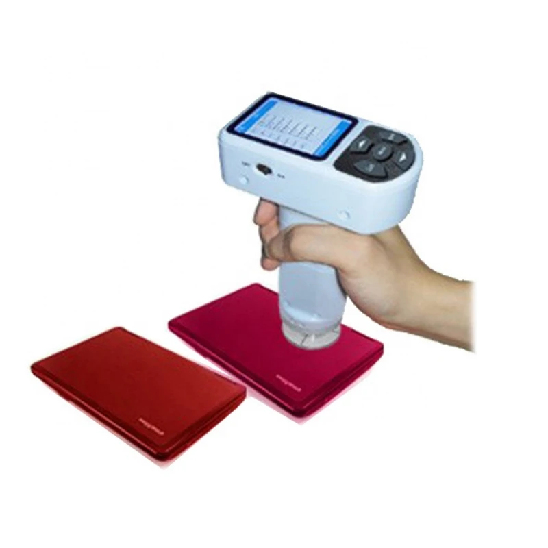 Portable digital handheld hunter lab laboratory textil food paint plastic colorimeter price