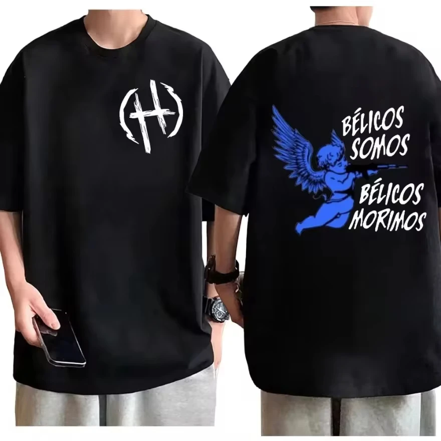 

Singer Junior H Sad Boyz Graphic T Shirts Unisex High Quality Pure Cotton T-shirts Fashion Hip Hop Trend Short Sleeve T-shirt