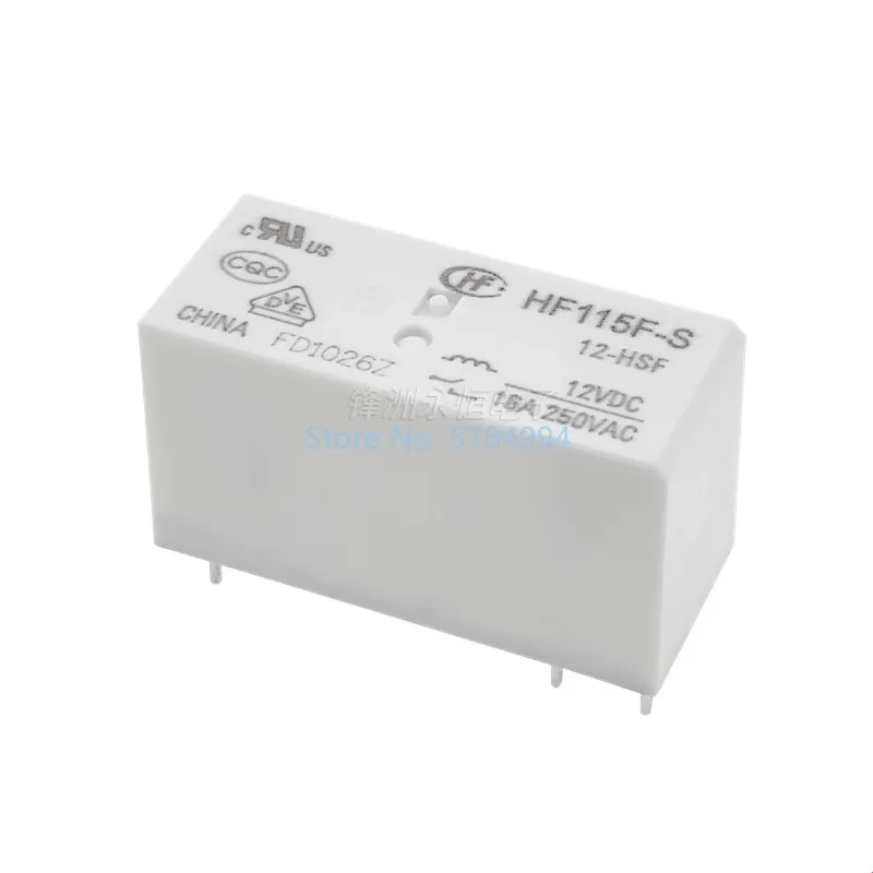 10PCS Original Hongfa Relay HF115F-S-05-HSF 5VDC HF115F-S-12-HSF 12VDC HF115F-S-24-HSF 24VDC 6PIN Normally Open Small High Power