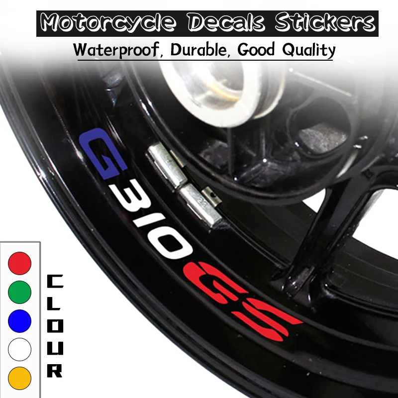 

For BMW G310GS G 310GS g310gs Motorcycle Anti Scratch Waterproof Wheel Hub Decals Reflective Stripe Tapes Decoration Stickers