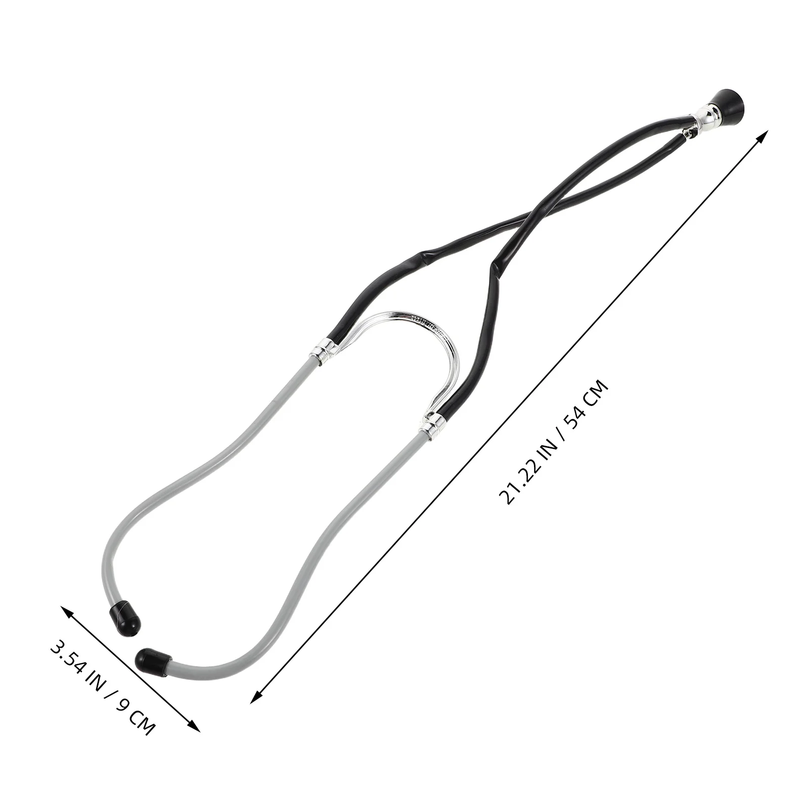 4 szt. Realistyczny stetoskop do cosplayu pielęgniarki, lekarza, akcesoria do zabawy w udawanie, rekwizyty do symulacji medycznej dla dzieci, Halloween