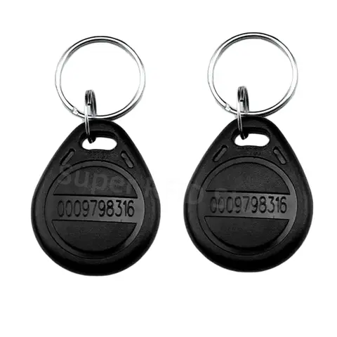 10pcs RFID Keyfob125KHz 읽기 전용 TK4100 EM4100 근접 스마트 액세스 제어 ID 키 체인 토큰 태그 액세스 제어 카드