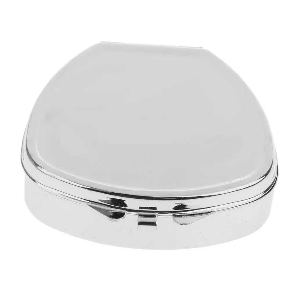 2-6pack Metal Pill Boxes Vitamin Organizer Container Case Pattern 6