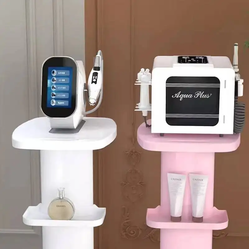 

White Display Salon Trolley Cosmetic Aesthetic Professional Organizer Cart With Wheels Werkzeugwagen Salon Furniture MQ50TC
