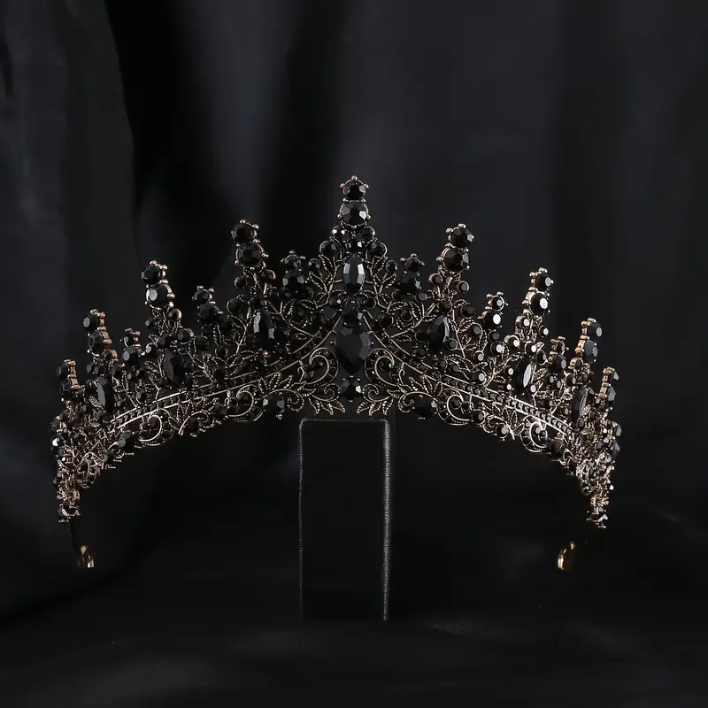 

1 Halloween Dark Crown, Halloween Headpiece Princess Birthday Party Crown Headpiece