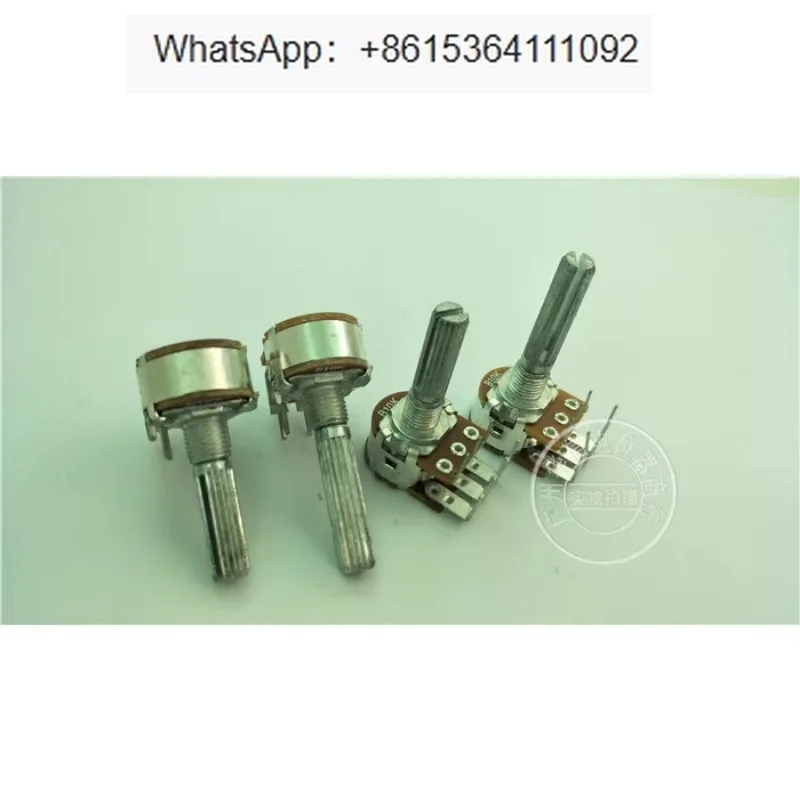 

10Pcs 148 type double inner bending foot potentiometer B10K flower stem 25MM 30MM with step 41C