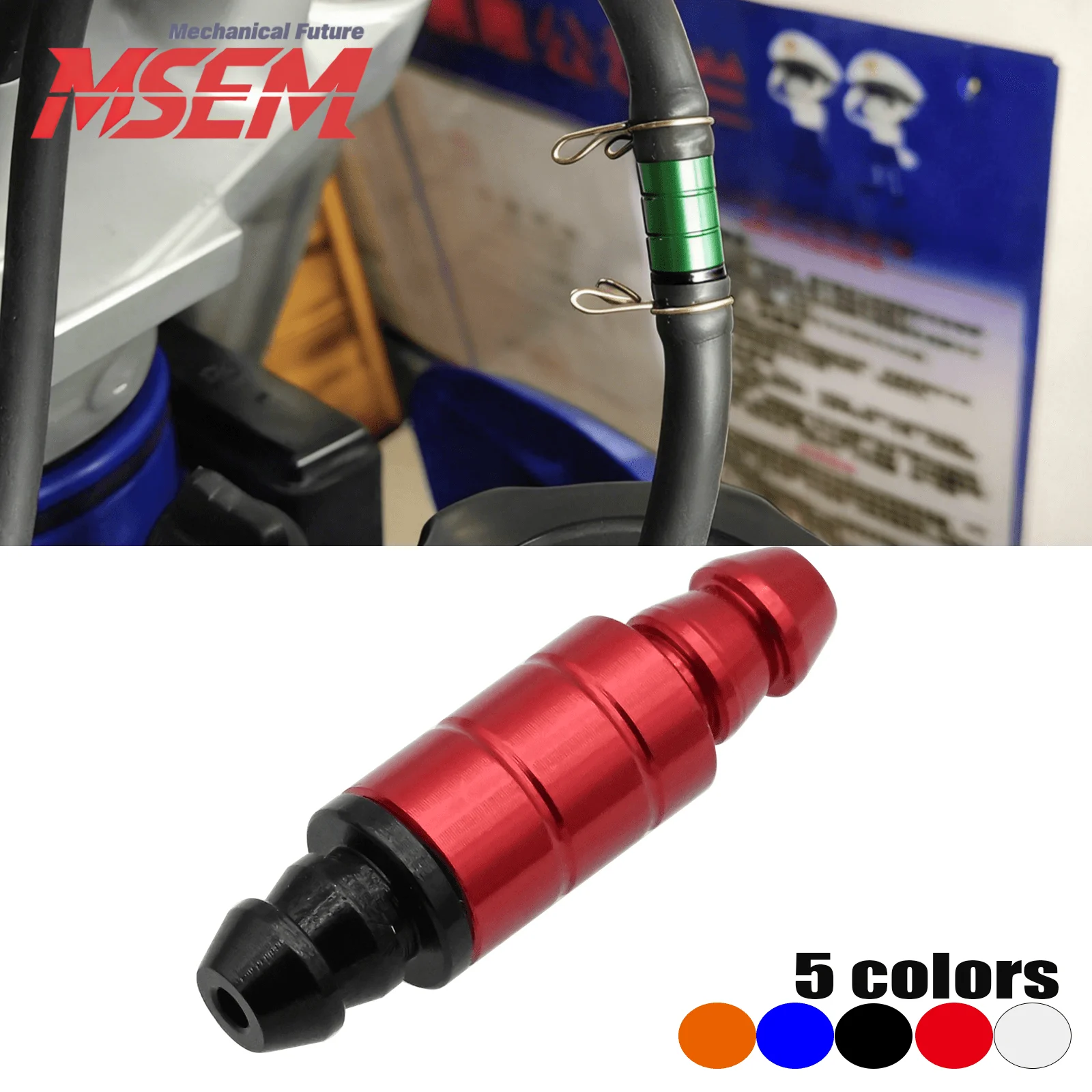 CNC Motorcycle Clutch Brake Bleeder Tool Check Valve Fuel Tank Cover Breather Valve For Honda Yamaha Kasawaki KTM XC SX EXC EXCF