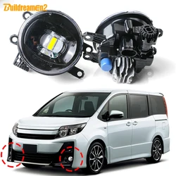 2 Pcs LED Fog Light Assembly 30W H11 Car Fog Lamp Daylight For Toyota Noah Voxy Esquire 2014 2015 2016 2017 2018 2019 2020 2021
