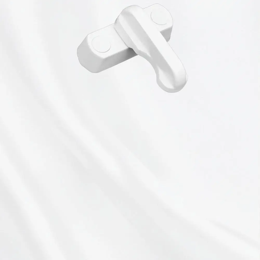 Durable Casement Window Security Lock T Type Plastic Latch Household Hardware Accessory Fixing Mechanism Tool