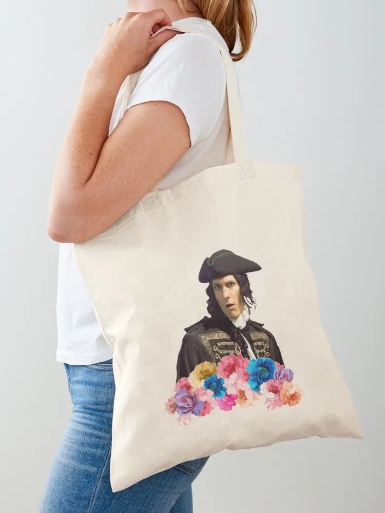 Horrible Histories ,Dick Turpin Flowers Tote Bag Women's tote bag university shopper bag Canvas stote