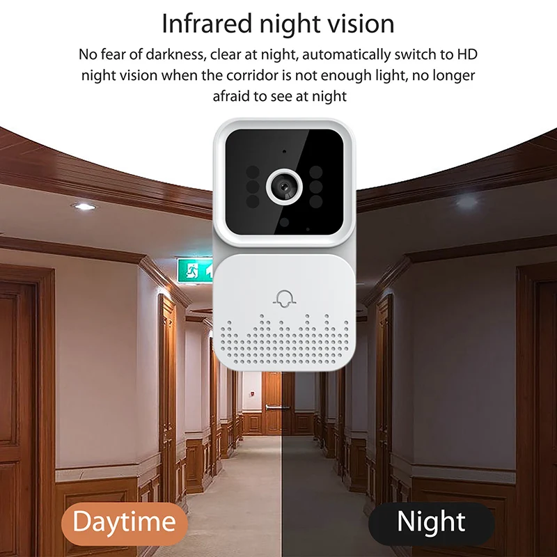 M6 Electronic Wireless WiFi Doorbell Smart Video Doorbell Digital Visual Intercom Smart Door Bell Home Security Camera