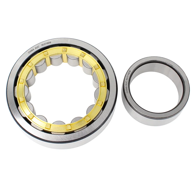 1 pc cylindrical roller bearing NU304 305 306 307 308 309 310 311 312 313 314EM