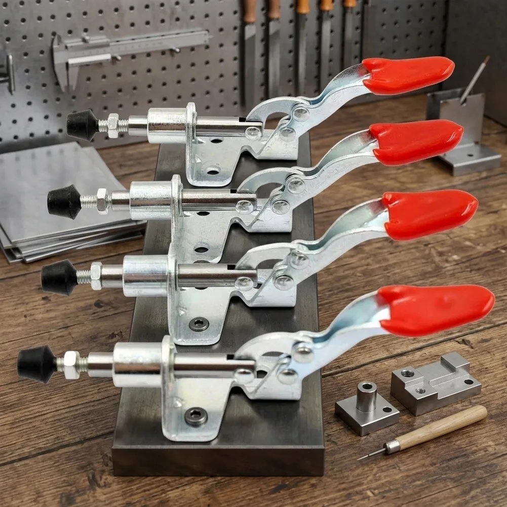 4Pcs Vertical for toggle Clamp Quick-Release for toggle Clamps Set GH-301AM Woodworking Fix Clip Tool For Carpentry Hand Tools