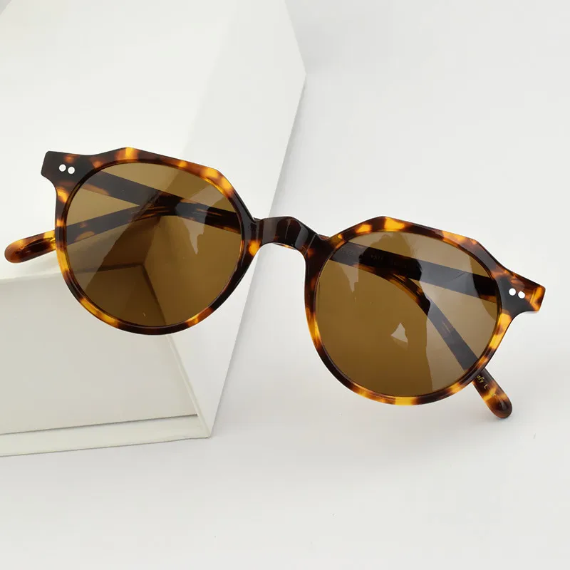 

Luxury brand polarized sunglasses men 2025 new vintage sunglasses women UV400 retro Acetate Fashion sun glasses for women ov5374