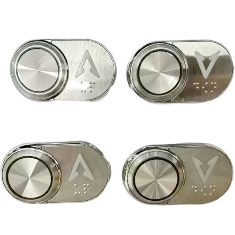 Elevator Push Button A4J52461 A4N52462 A4J41770 A4N41771 Flat Face Blue Light UP DOWN With Braille