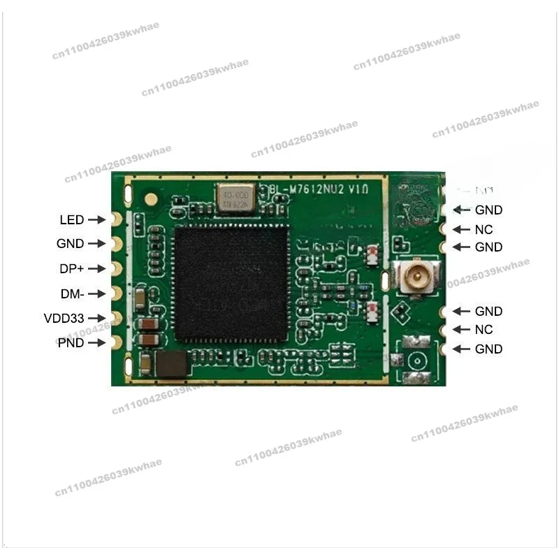 BL-M7612NU2 AC Dual Band 2.4G + 5.8G 2T2R867Mbps MTK7612 Wifi Wireless Module
