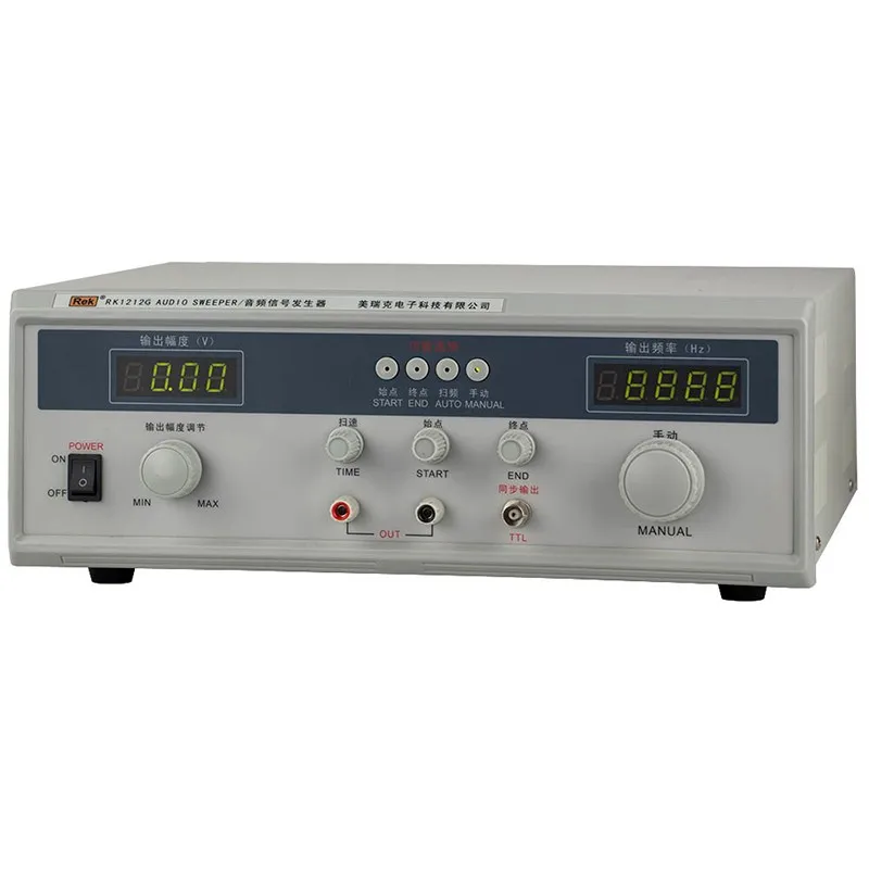 Rek 100W Audio Frequency Sweep signal Generator Rk1212G