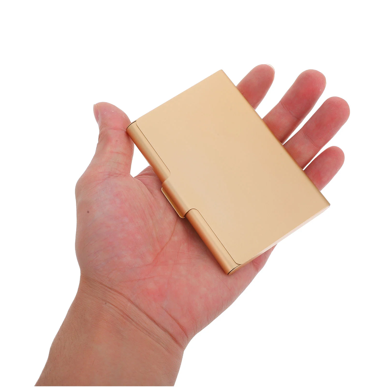 Aluminum Alloy Business Card Box Aluminium Holder for Women Wallet Portable and