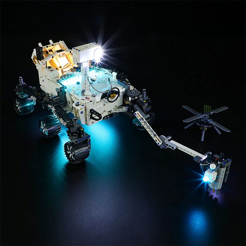 DIY LED Light Kit For LEGO 42158 NASA Mars Perseverance Rover   (Only LED Light,Without Blocks Model)