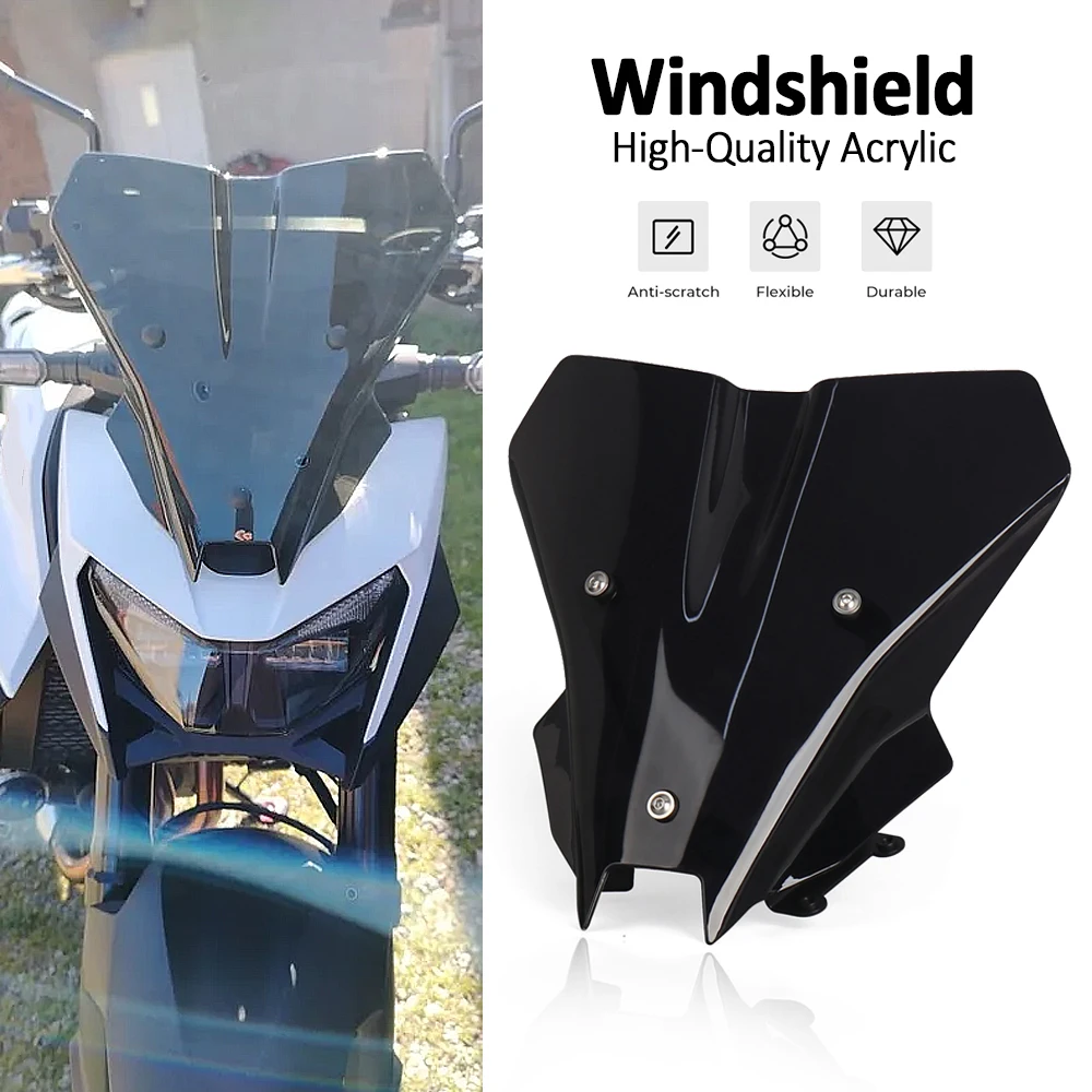 

Motorcycle Touring Windshield Windscreen Wind Screen Deflectors Viser Visor For Honda CB750 Hornet CB 750 HORNET 2025 2026