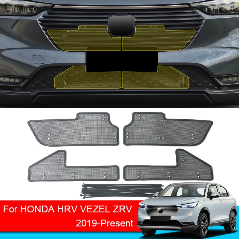 

Car Insect-proof Air Inlet Protection Cover Airin Insert Net Vent Racing Grill Filter For Honda HRV VEZEL ZRV 2019-2025