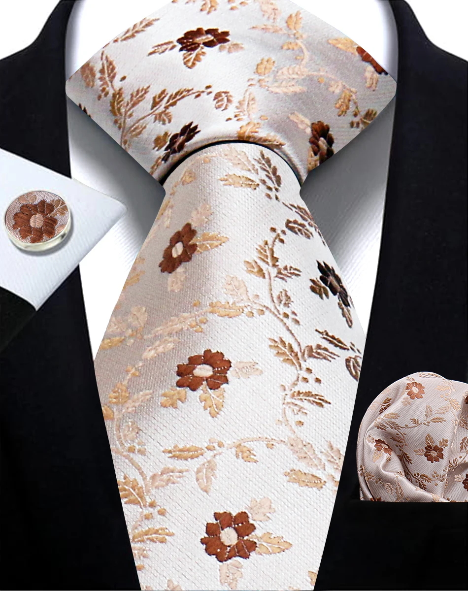 

Luxury Floral Wine Ties For Men Wedding Party Business Necktie Handkerchief Cufflinks Set Men Suit Accessories Handmade Gravata