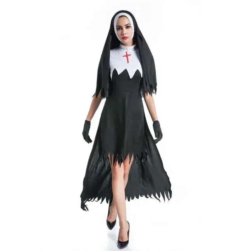 

Halloween Adult Sexy Nun Cosplay costume Carnival Maskerade Party costumes