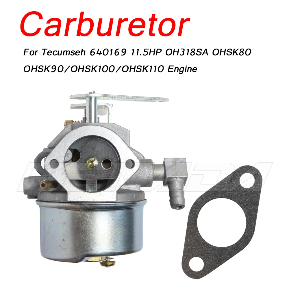 Carburetor Carb for Tecumseh 640169 11.5HP OH318SA OHSK80/OHSK90/OHSK100/OHSK110 Engine