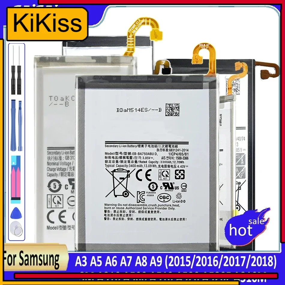 Battery EB-BA310ABE For Samsung Galaxy A3 A5 A6 A7 A8 A9 (2015/2016/2017/2018) SM A310 A500 A510 A520 A520F A310M A310Y SM-A310F