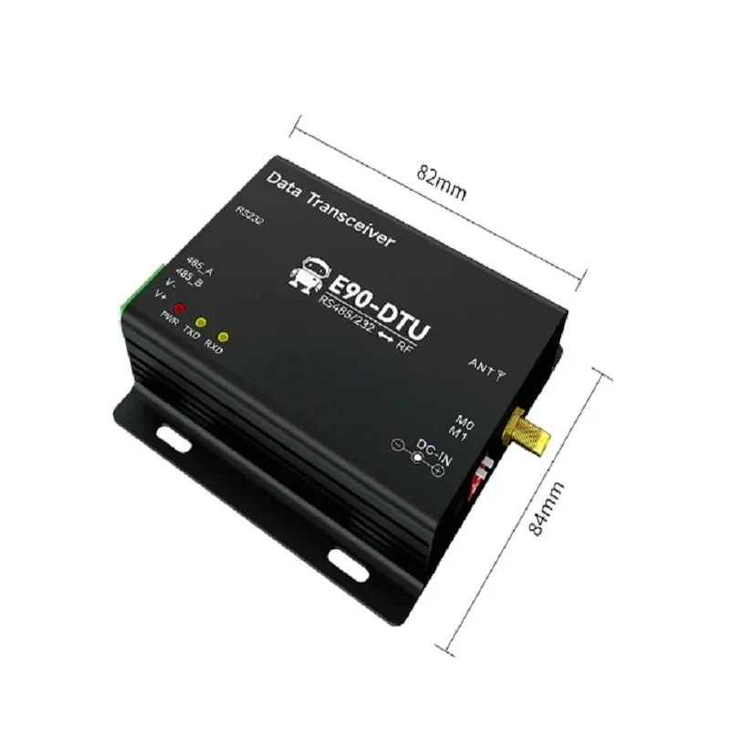 868.125MHz 915MHz Lora Wireless Digital Radio CDSENET E90-DTU(900SL33) 33dbm 16KM RS485 RS232 RF RSSI Modbus Data Encryption