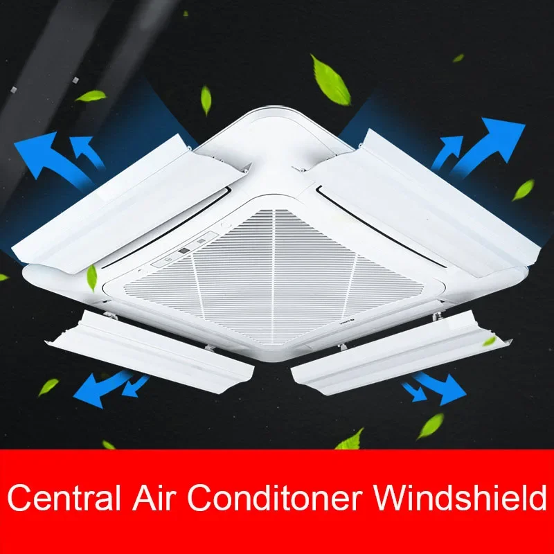 Central Air Conditioning Windshield Cassette Anti-Direct Blowing Shield Wind Deflector Ceiling Suspended Baffle for Vehicle