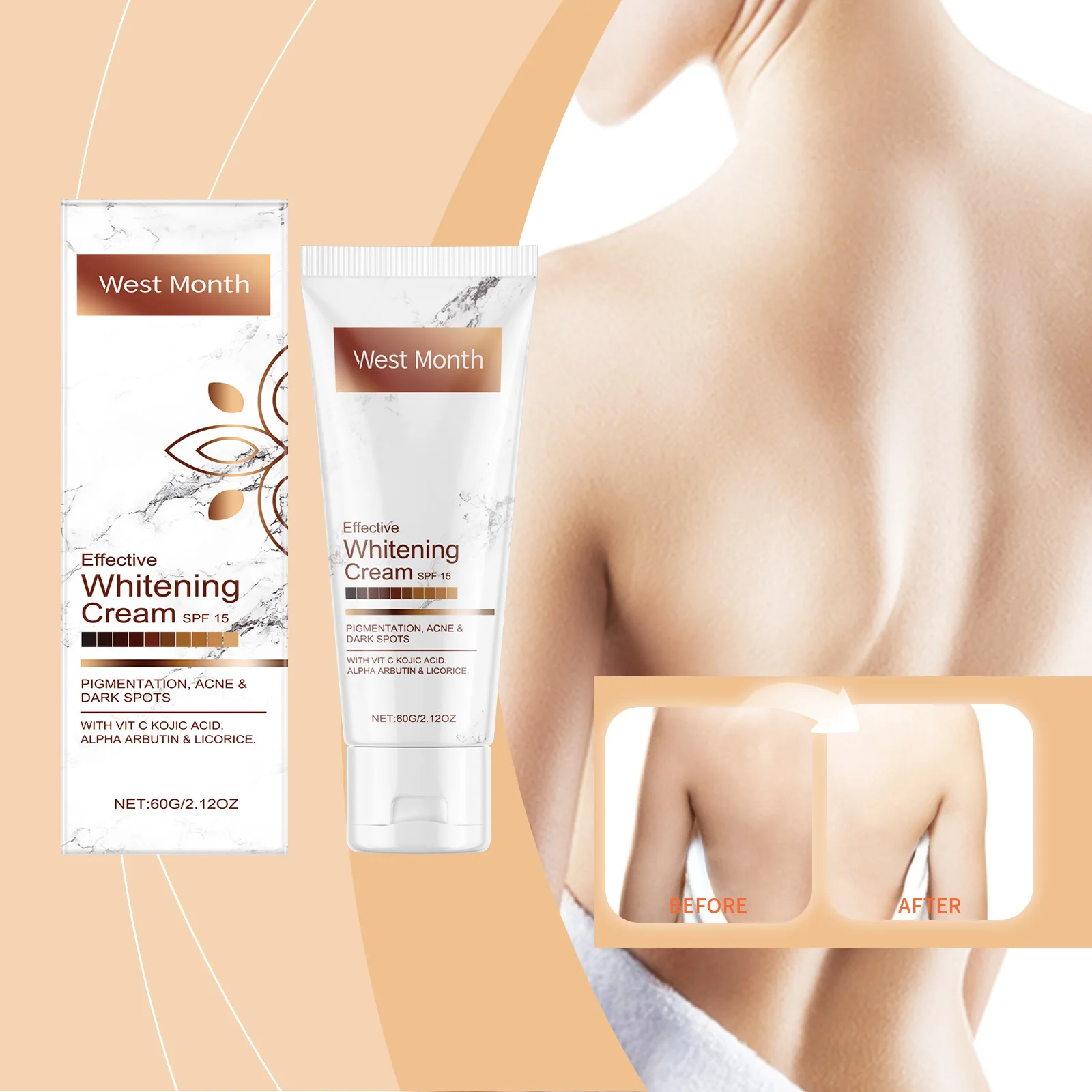 Body Moisturizing and Brightening Cream Moisturizing and Brightening Skin Refreshing and Non Sticky Body Lotion
